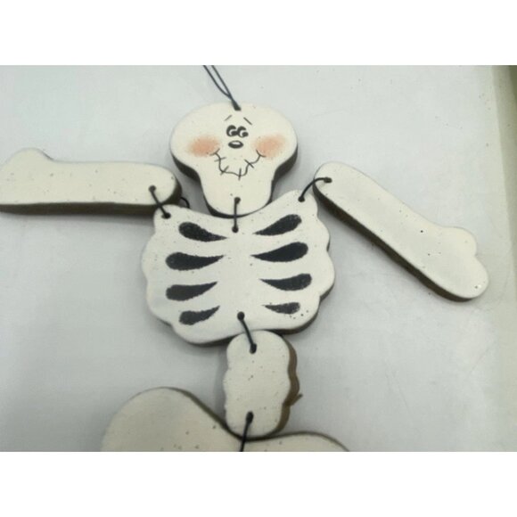 Halloween Tree Ornament Lot of 12 Witch Pumpkin Cat Skeleton Haunted House Decor - Picture 10 of 11